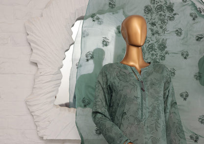 Mother's Embroidered Bamber Chiffon Dupatta