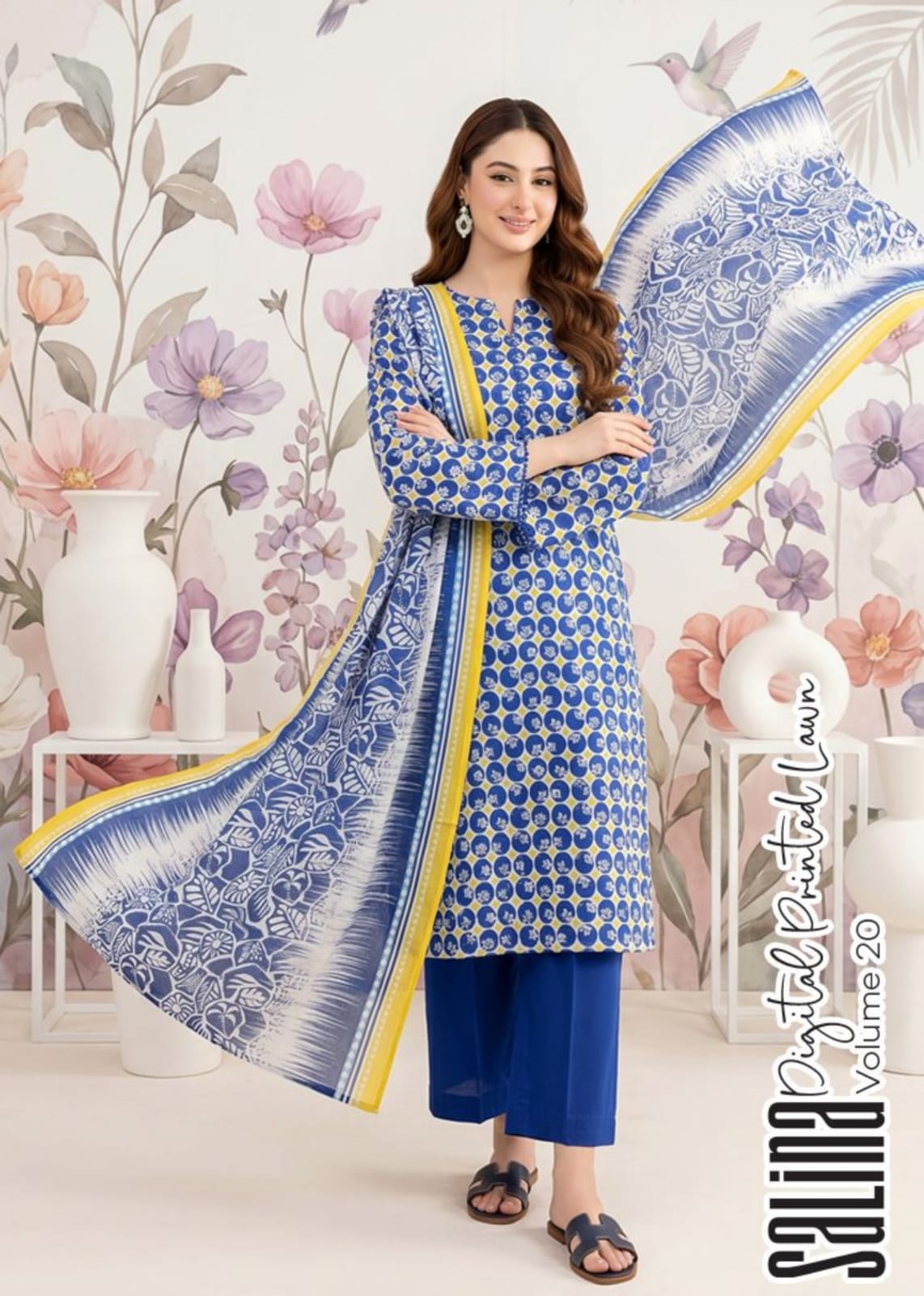 SALINA Digital Printed Lawn