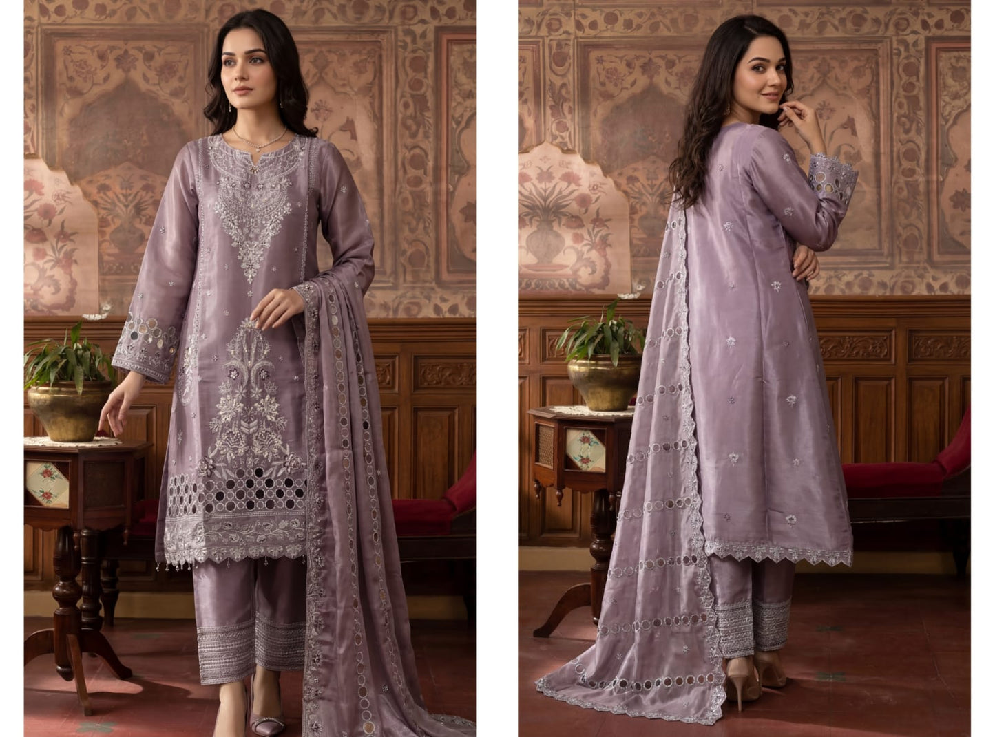 TENA Stitched Fancy Embroidered Sheesha Silk Collection
