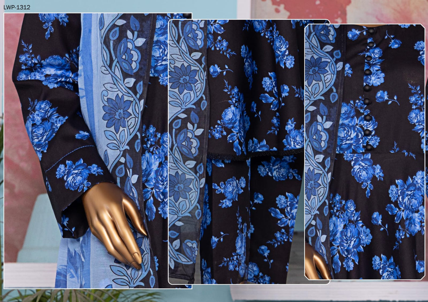 Linen Wintry Digital Printed Collection