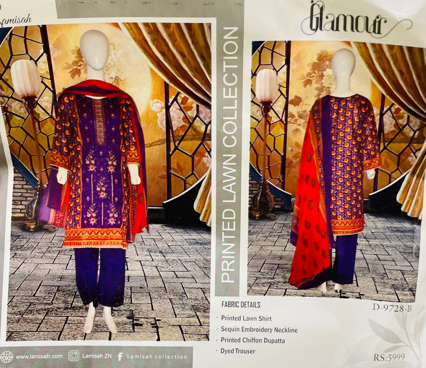 Glamour Printed Lawn