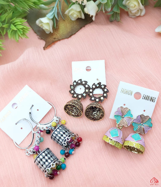 3 Pc Indian Jhumki