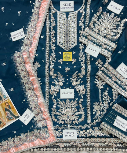 Aneela's Embroidered Chiffon Wedding Collection