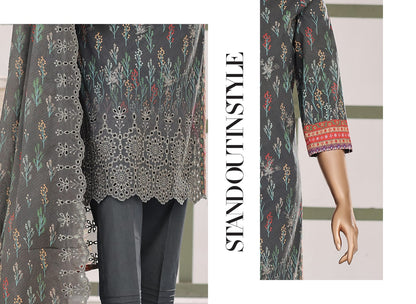 Samira Digital Printed Embroidered Chikankari Lawn Collection