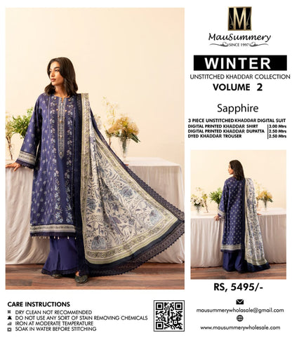 MAUSUMMERY Digital Printed KHADDAR Collection