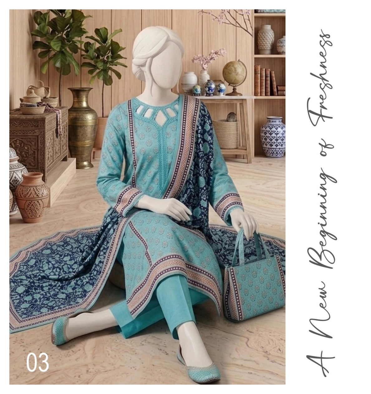 RANG-E-BAHAR Digital Printed Lawn 3 Piece Collection Vol-1 2026
