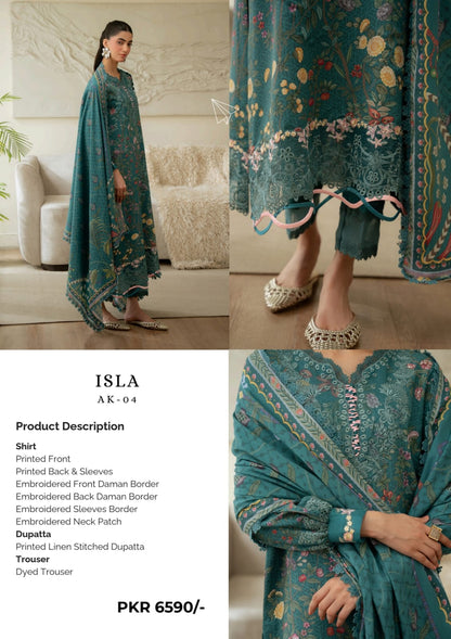 Print Luxe by Aabyan Embroidered Linen Collection