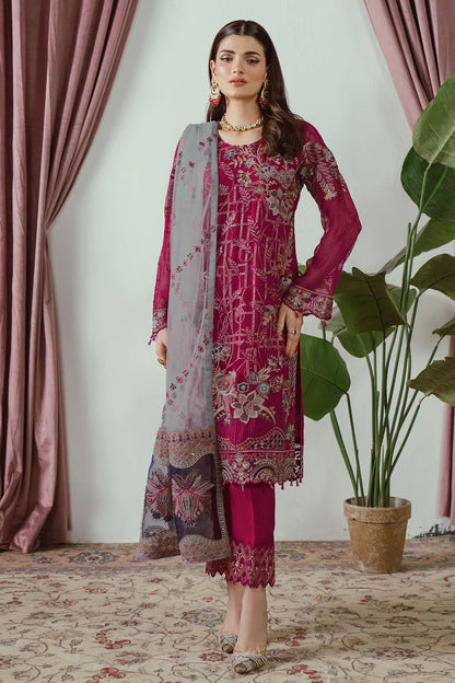 Ramsha Chiffon Embroidered Collection