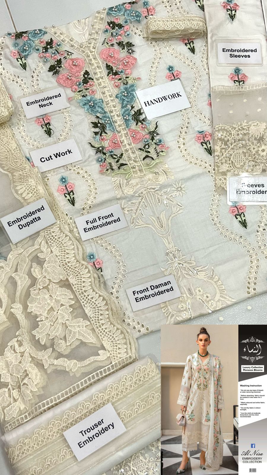 Crimson Luxury Chikankari Collection