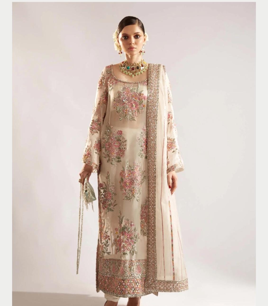 Eman Adeel Net Fancy Collection