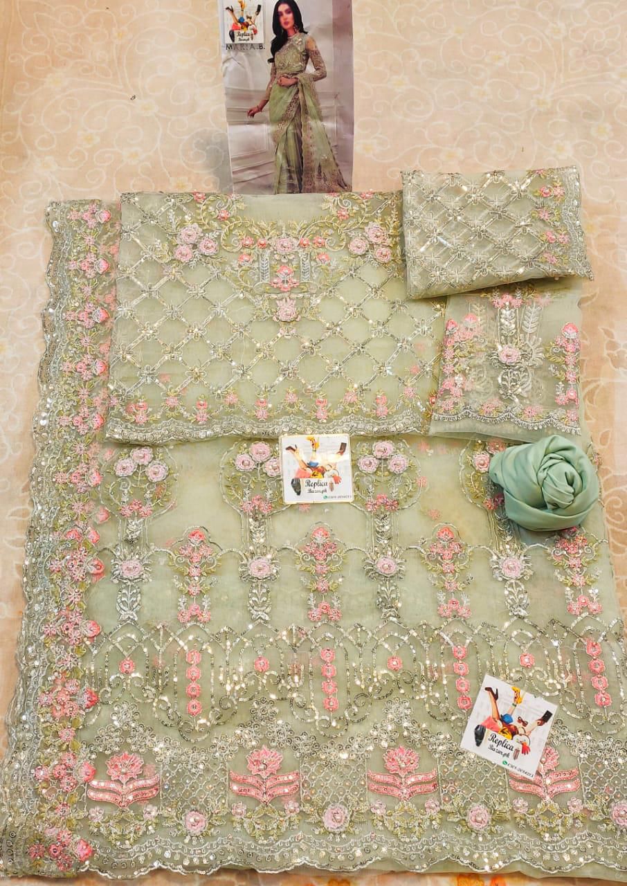 Maria-B Net Saree