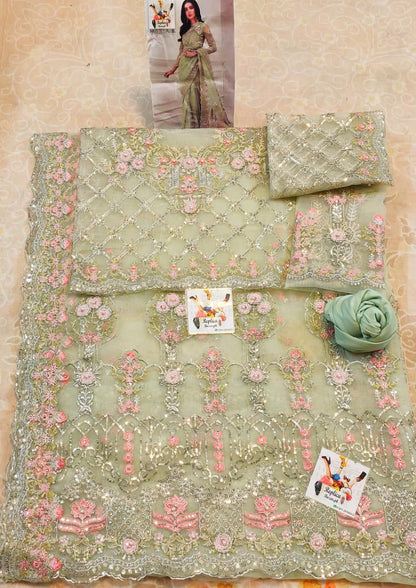 Maria-B Net Saree