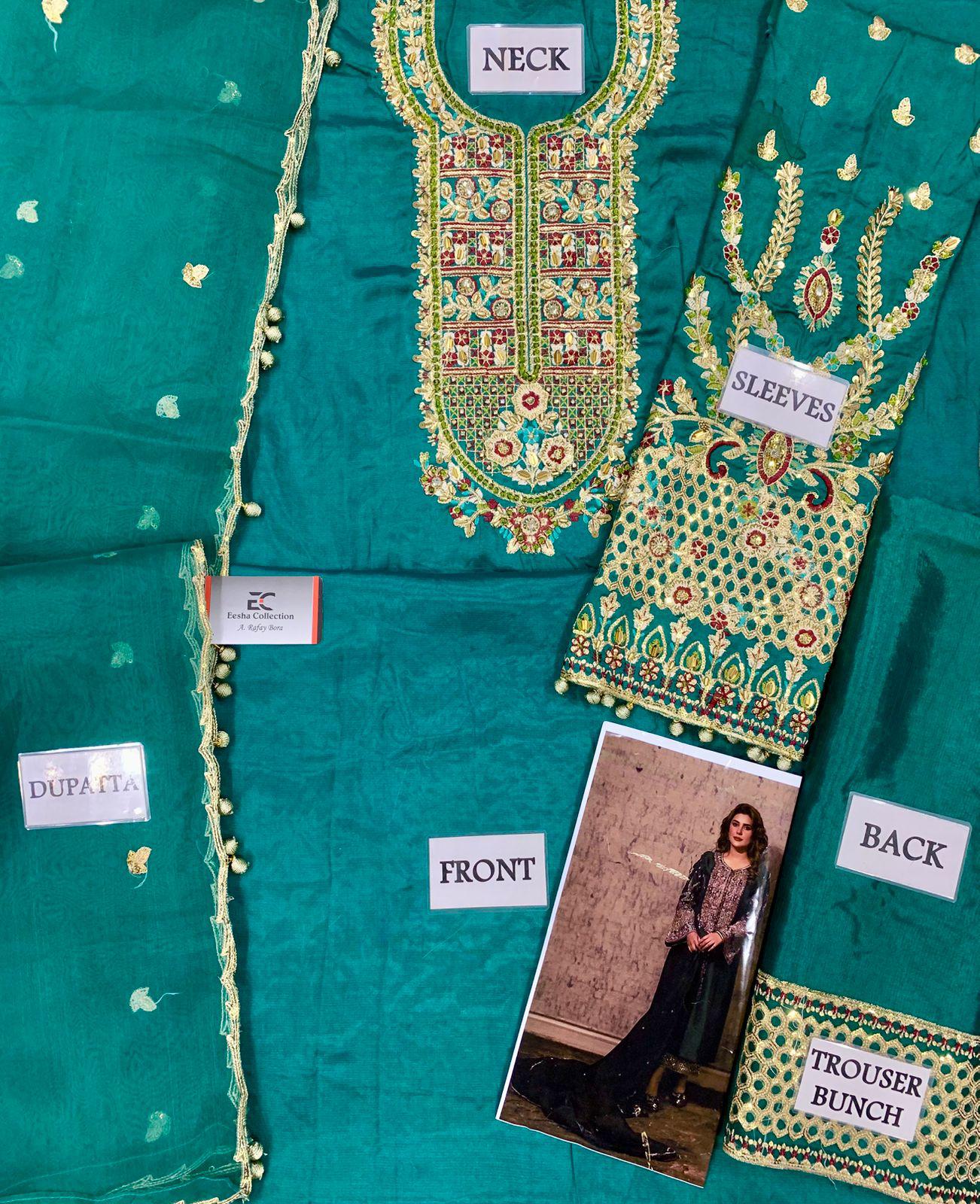 KUBRA KHAN RAW SILK DRESS