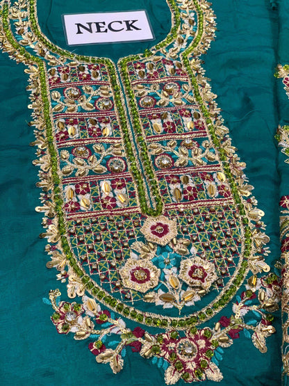 KUBRA KHAN RAW SILK DRESS