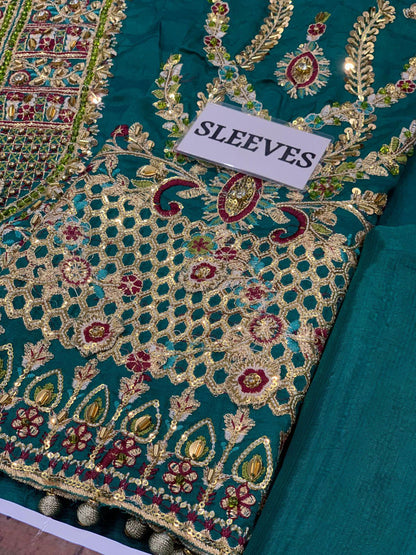 KUBRA KHAN RAW SILK DRESS