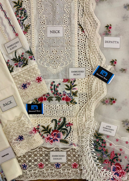 QALAMKAR SELIN LUXURY LAWN CHICKEN KARI COLLECTION
