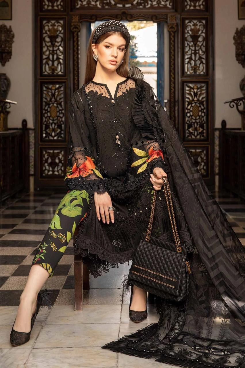 MARIA-B LUXURY LAWN SCHIFFLIE COLLECTION