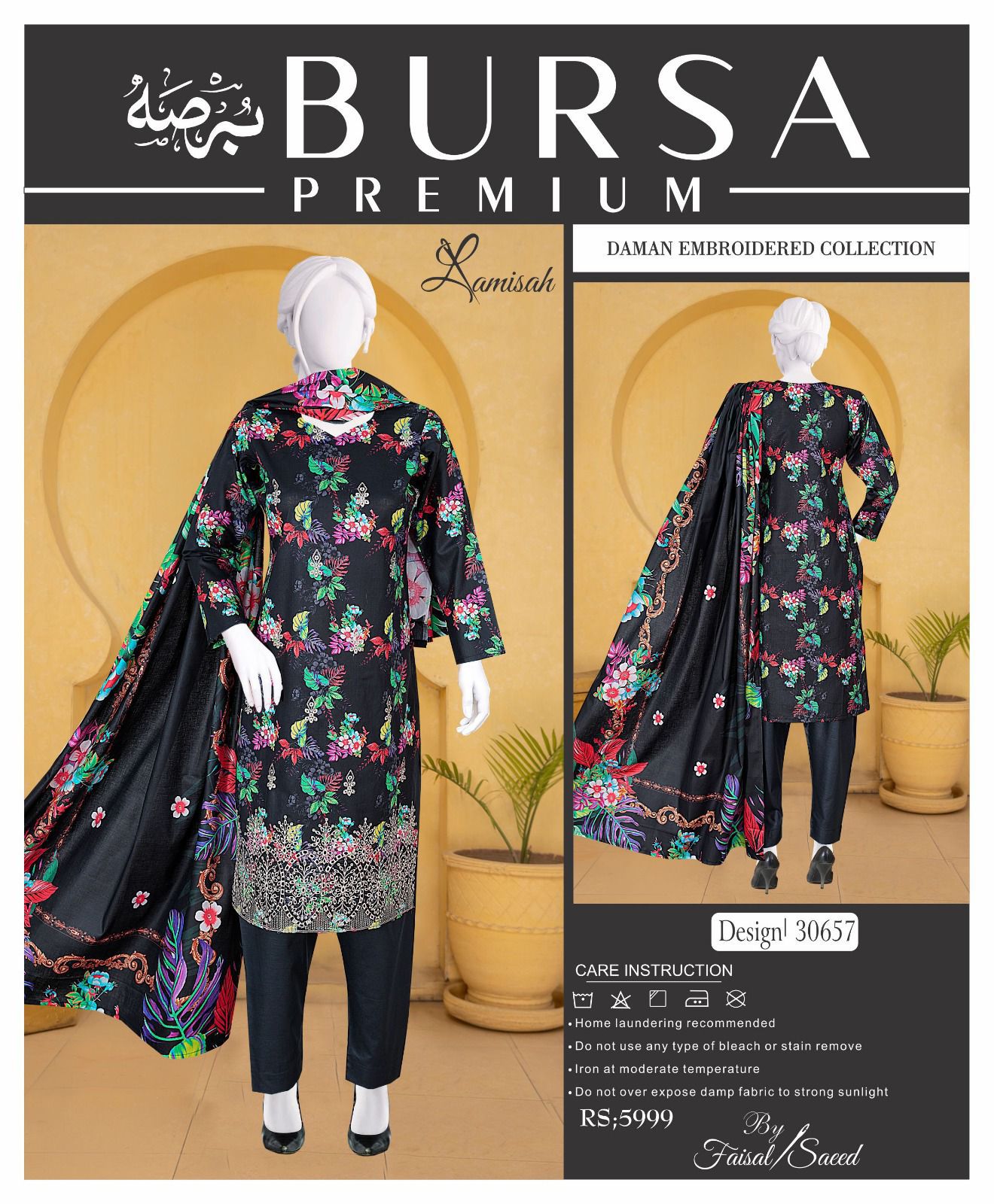 BURSA  Embroiderd Collection