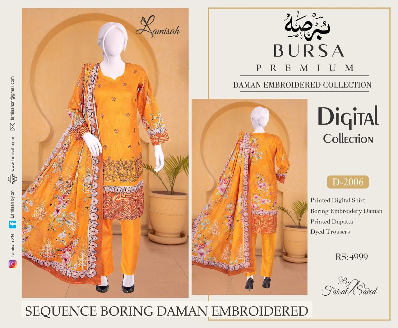 BURSA  Embroiderd Collection