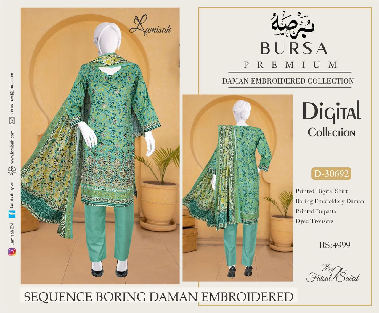 BURSA  Embroiderd Collection