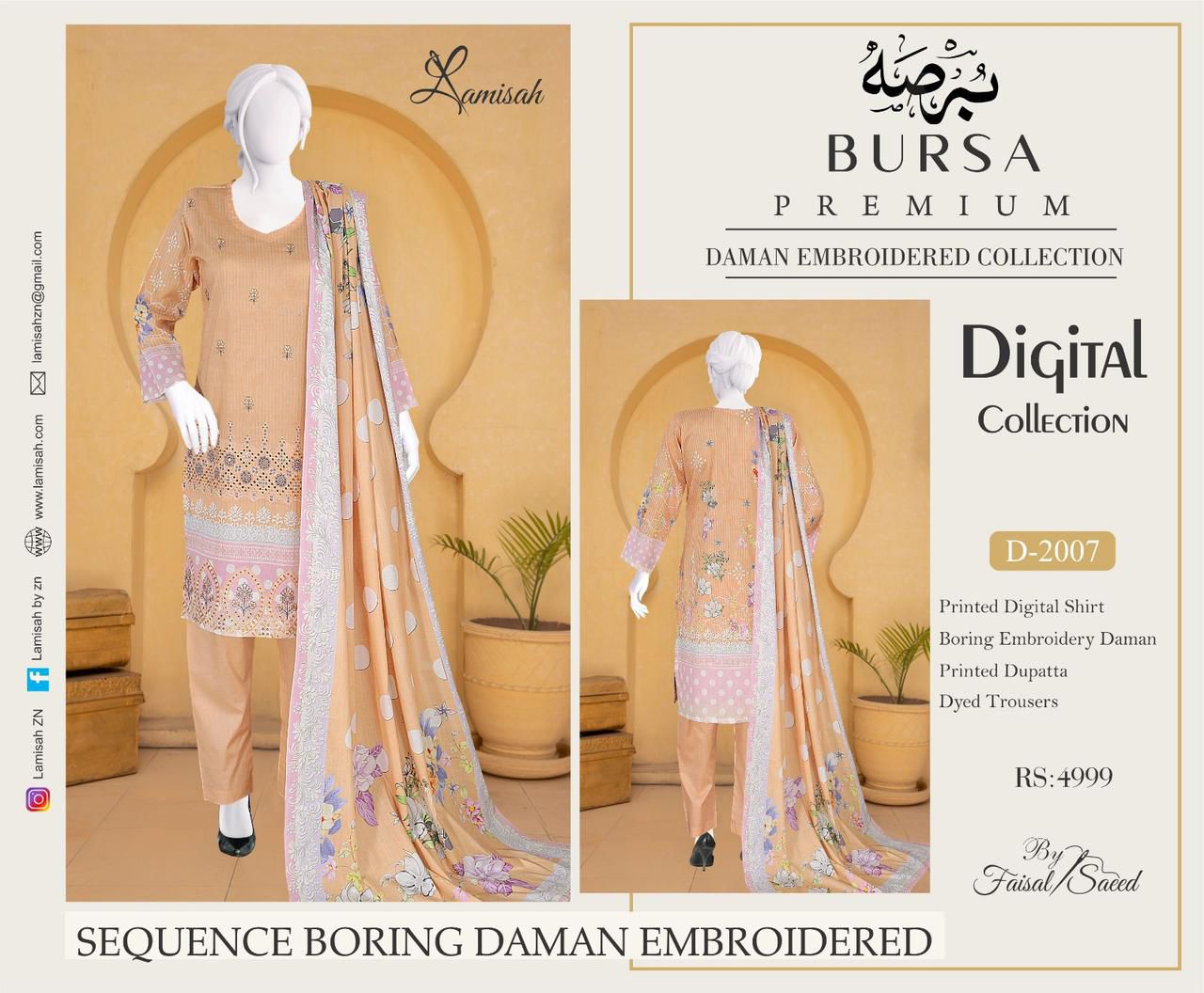 BURSA  Embroiderd Collection