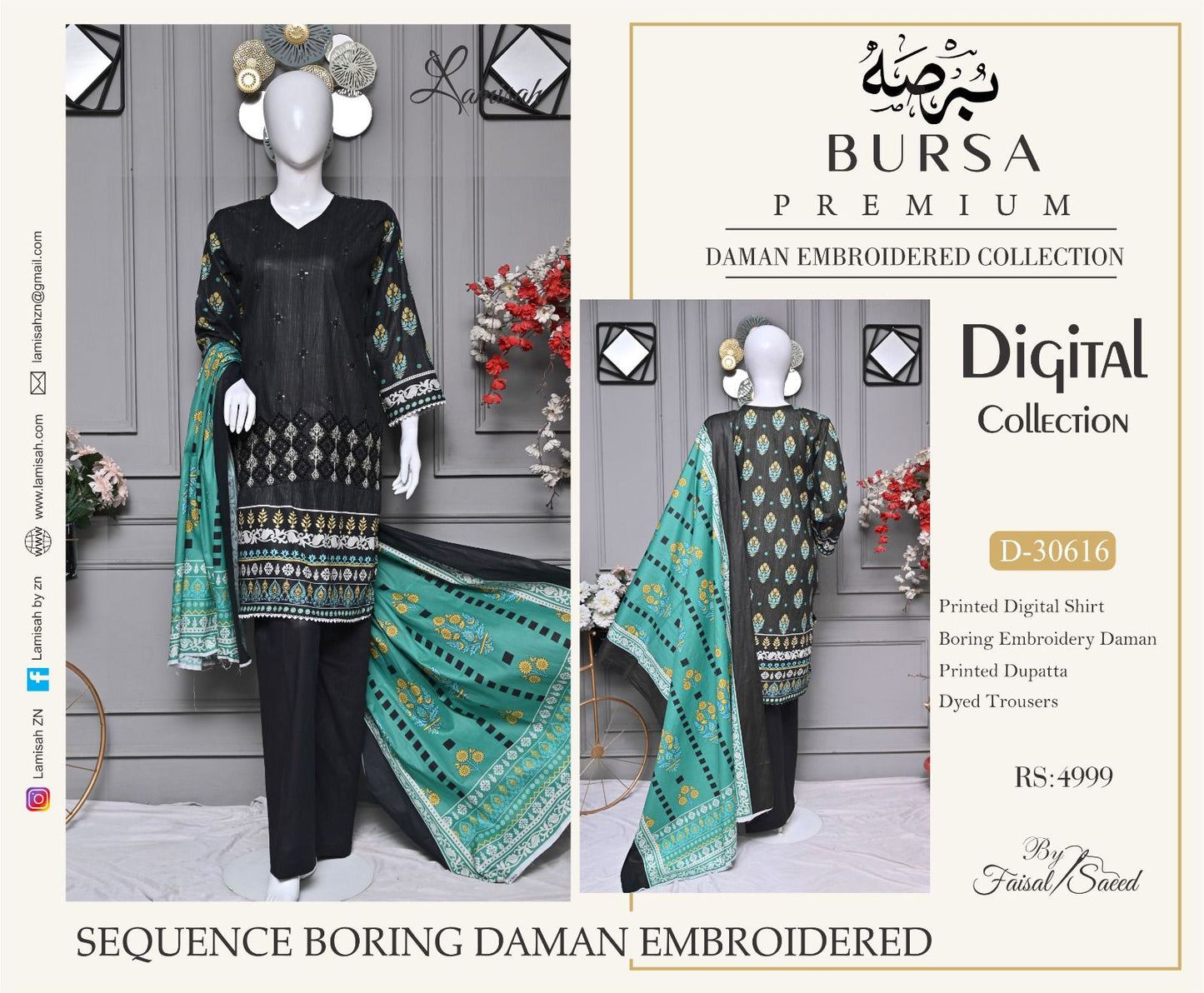 BURSA  Embroiderd Collection