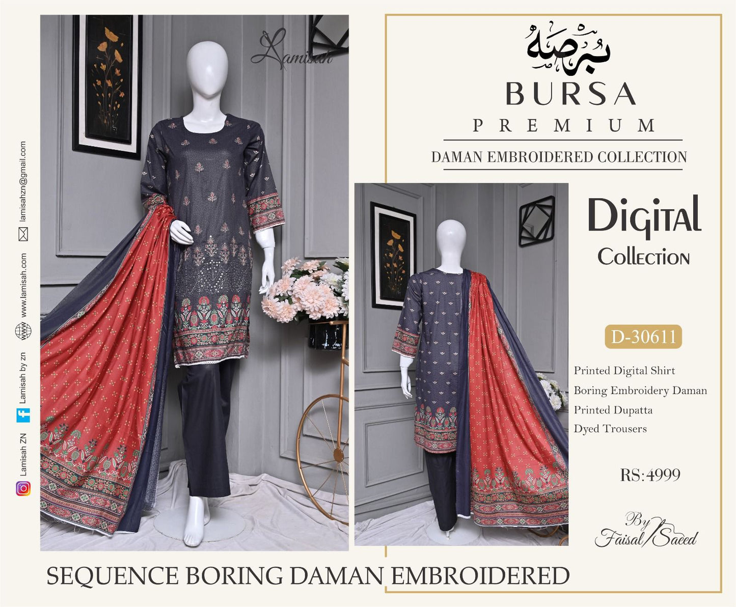 BURSA  Embroiderd Collection