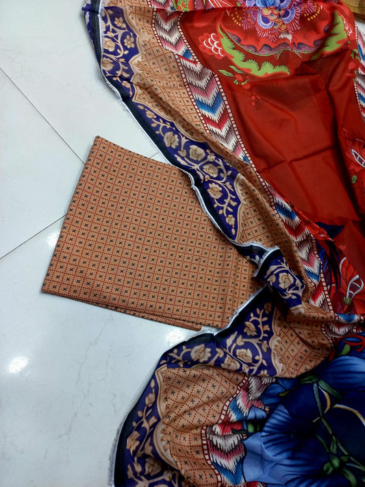 Mix Brand 3 Pcs Lawn Suit