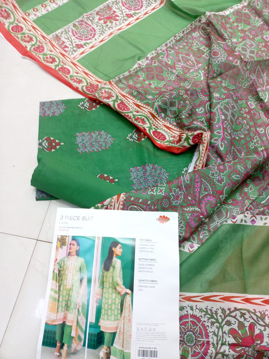 Mix Brand 3 Pcs Lawn Suit