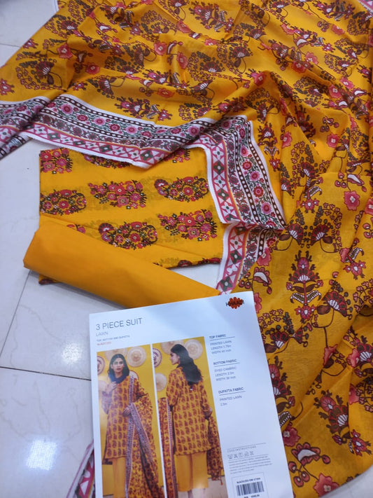 Mix Brand 3 Pcs Lawn Suit