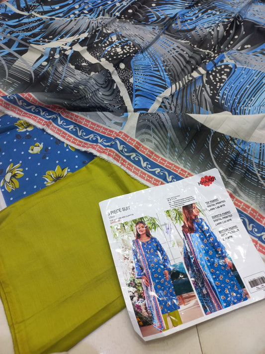 Mix Brand 3 Pcs Lawn Suit