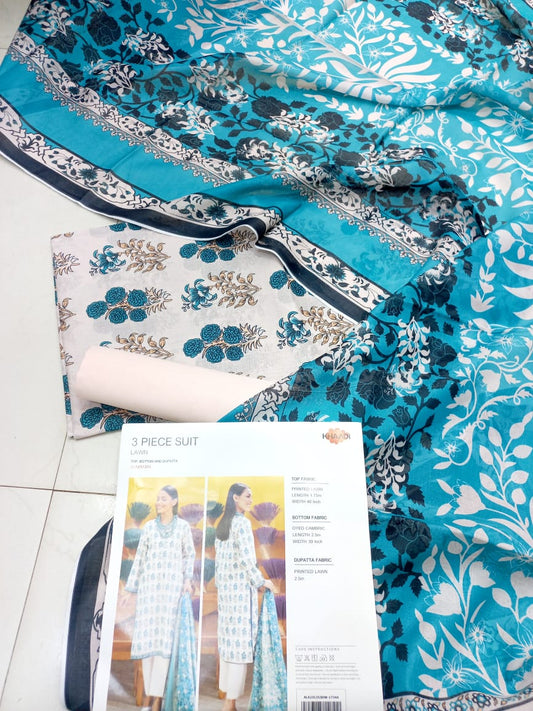 Mix Brand 3 Pcs Lawn Suit