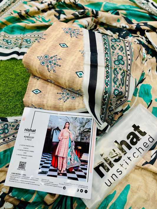 Mix Brand 3 Pcs Lawn Suit