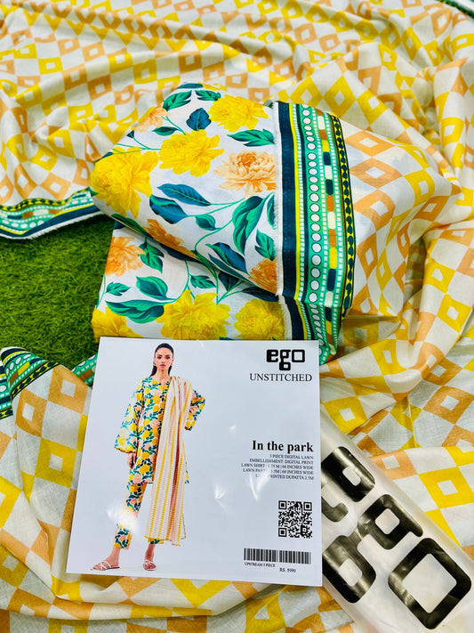 Mix Brand 3 Pcs Lawn Suit