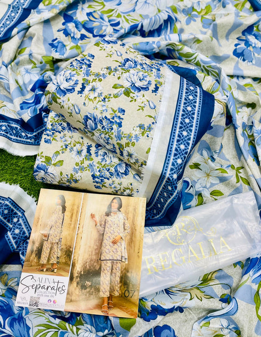 Mix Brand 3 Pcs Lawn Suit