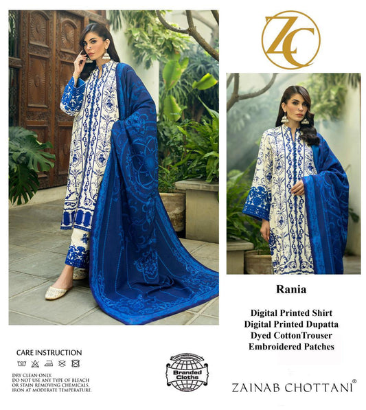 Zainab Chottani Lawn Dupatta