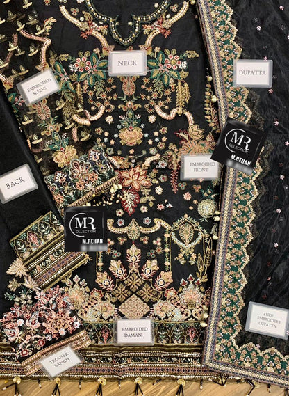 Baroque Heavy Embroidered Addawork Formal Bridal Collection