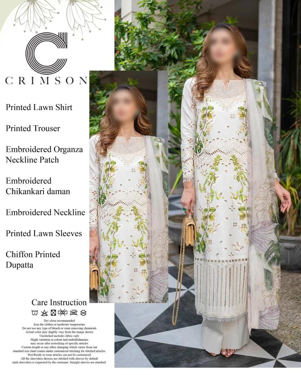 CRIMSON SUMMER LAWN COLLECTION