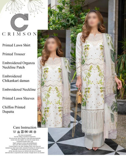 CRIMSON SUMMER LAWN COLLECTION