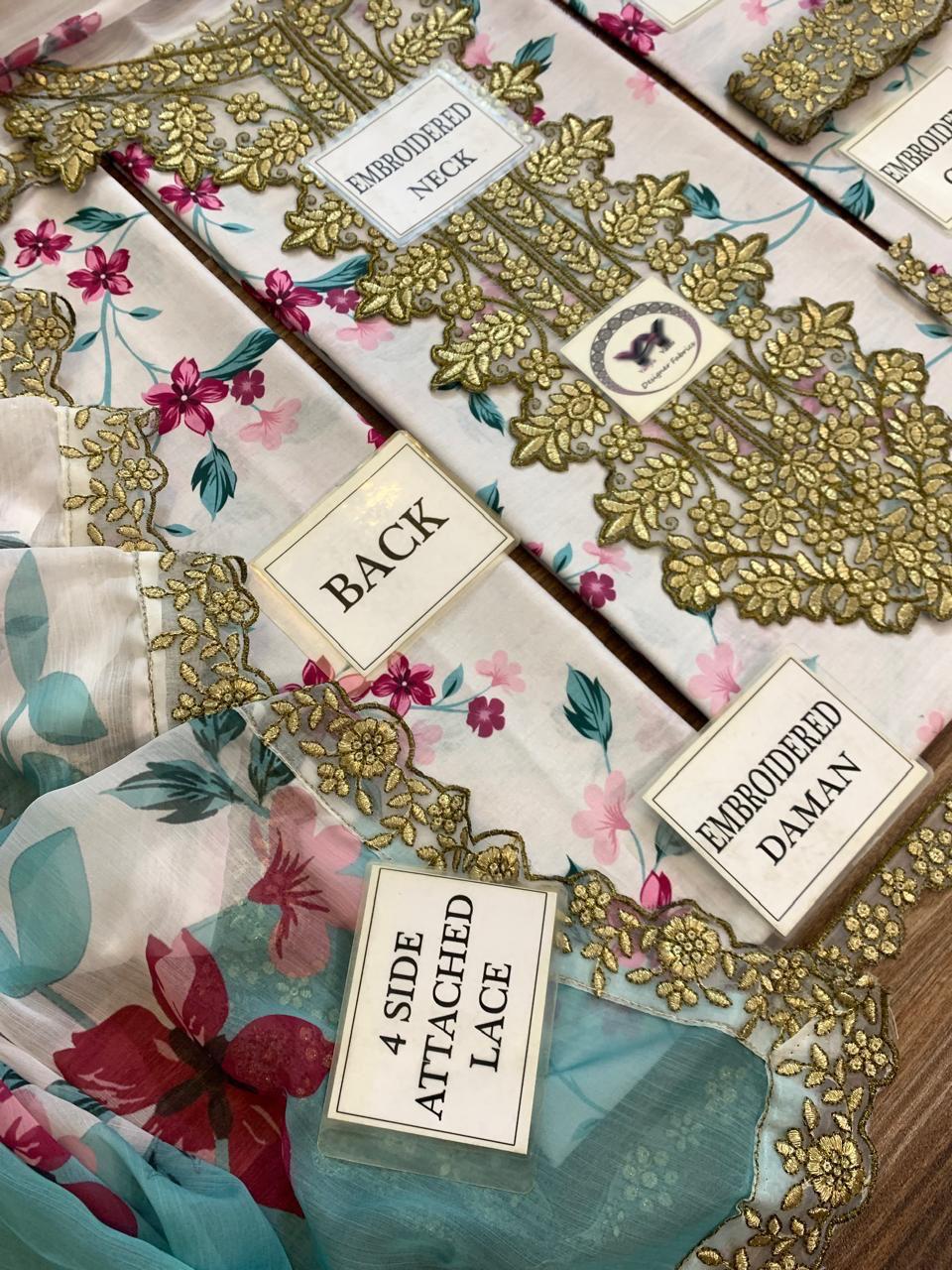 IZNIK DIGITAL PRINTED LAWN