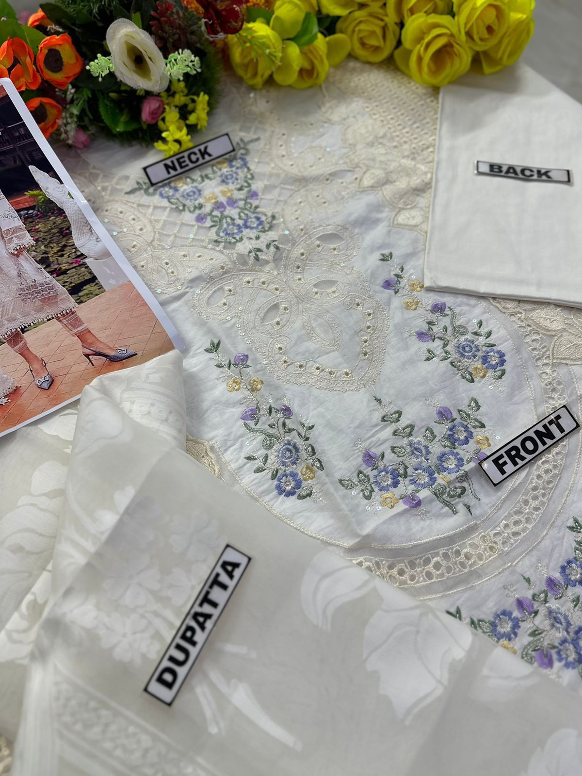 MARIA-B LAWN ORGANZA