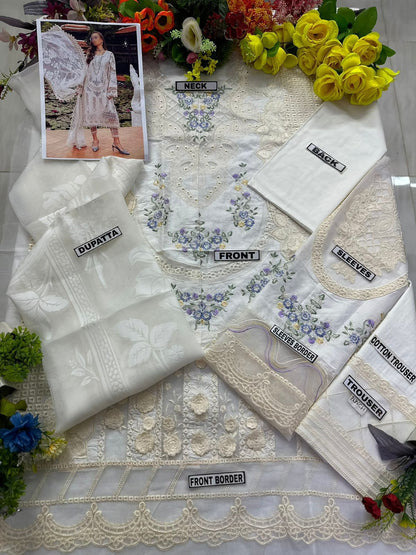 MARIA-B LAWN ORGANZA