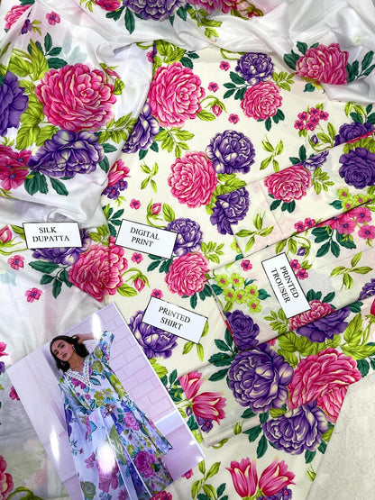 LULUSAR 3 PCS DIGITAL SWISS POLYESTER