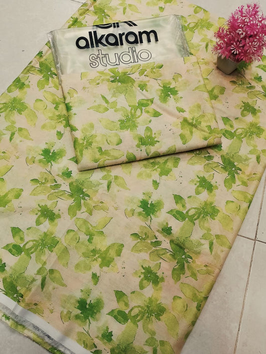 Al-Karam All Over Lawn 2 Pcs