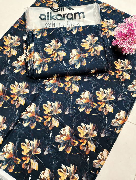 Al-Karam All Over Lawn 2 Pcs