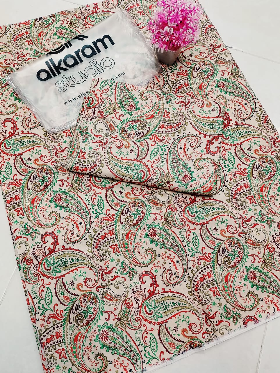 Al-Karam All Over Lawn 2 Pcs