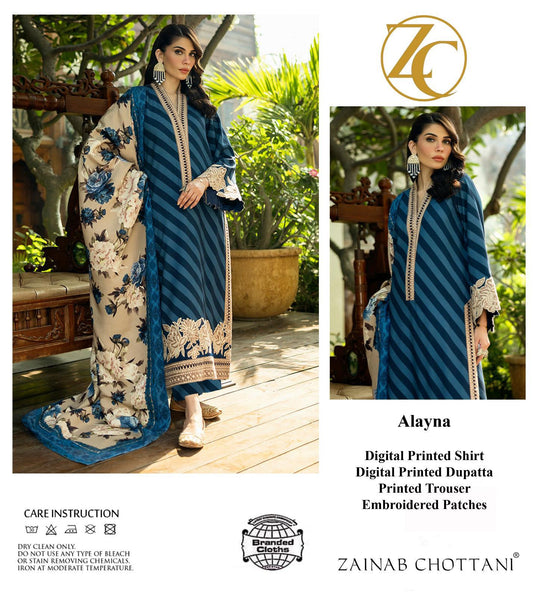 Zainab Chottani Lawn Dupatta