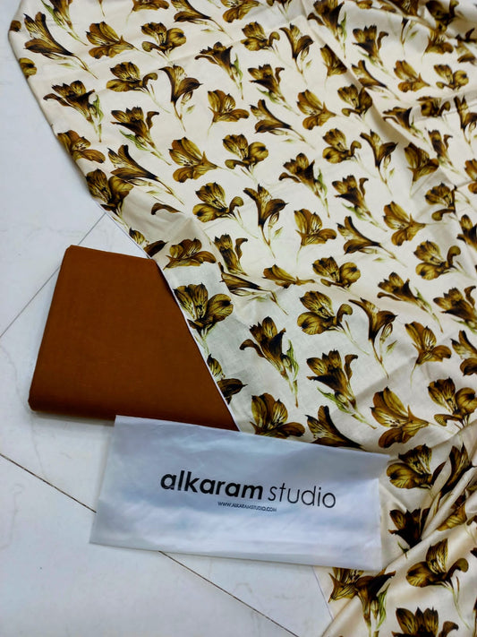 Al-Karam Kasturi 2 Pcs Suit