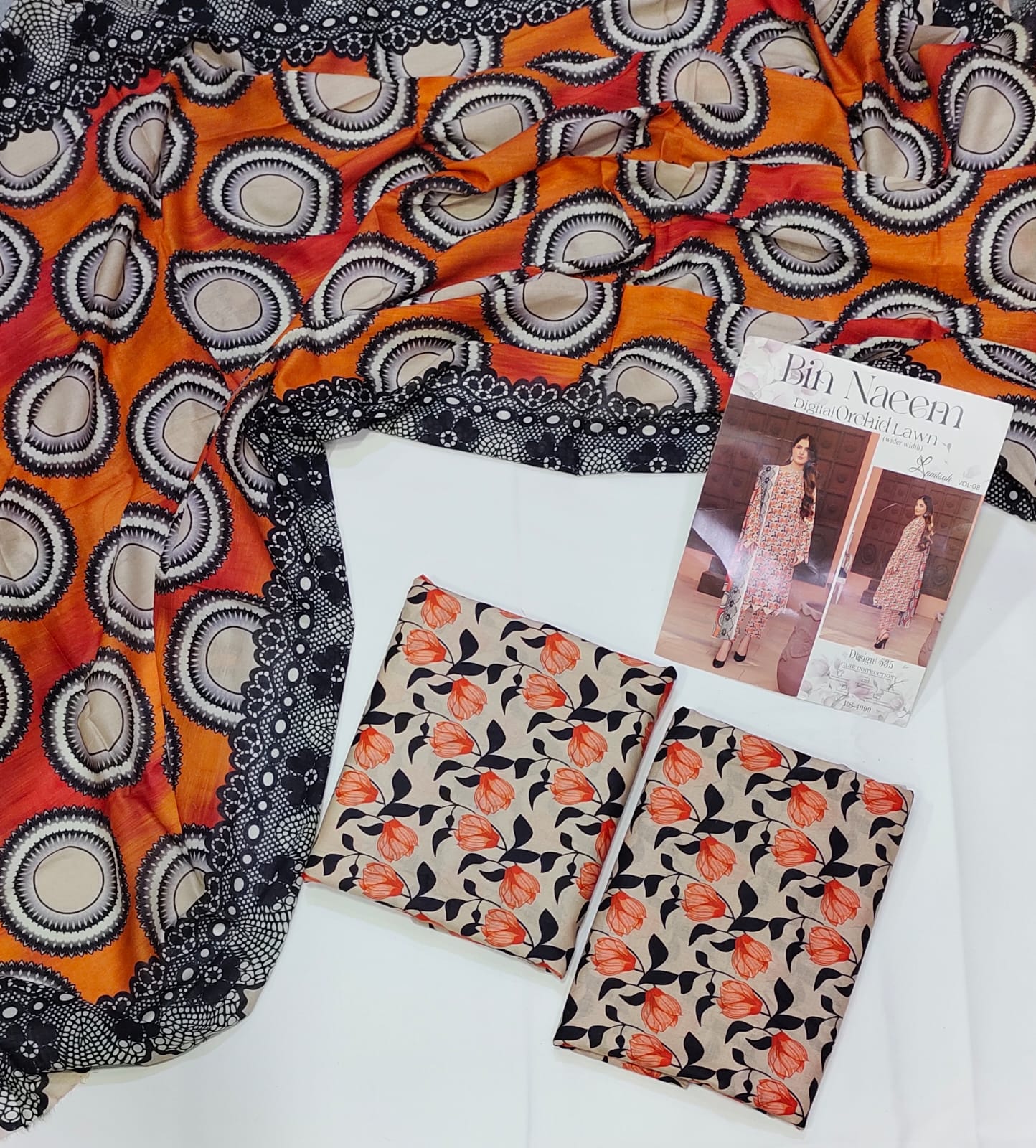 Bin Naeem Printed Lawn Collection