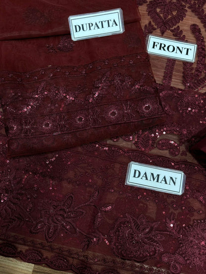 PARTY WEAR SUIT WORN BY NEELUM MUNIR